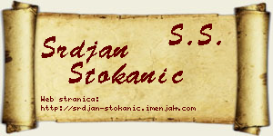 Srđan Stokanić vizit kartica